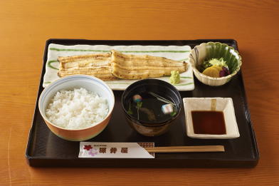 白焼き定食(松)